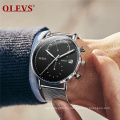 OLEVS 5571  Watch Men Luxury Brand Sport Watch Waterproof Scratch-resistant Wristwatch Mens Steel Men's Quartz Watch